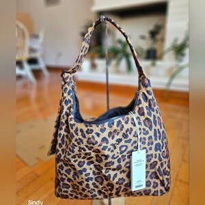 Baggu Leopard Shoulder Bag